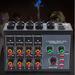 YYBSH 8 Channel Professional Audio Mixer Sound in Black | 2.36 H x 5.91 W x 3.94 D in | Wayfair 51036