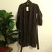 Anthropologie Dresses | Anthropologie Nwt Mo Vint Charcoal Gray Women's Wrap Kimono Cotton Dress Robe Sm | Color: Gray | Size: S