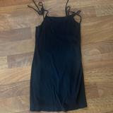 American Eagle Outfitters Dresses | American Eagle Tie Shoulder Black Dress | Color: Black | Size: S