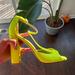 Zara Shoes | Neon Yellow Zara Collection Heels Never Worn! | Color: Yellow | Size: 10