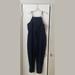 Anthropologie Pants & Jumpsuits | Anthropologie Navy Pin Stripe Jumpsuit With Cutout Like New! | Color: Blue | Size: L
