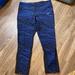 Nike Pants & Jumpsuits | Nike Crop Leggings | Color: Blue/Black | Size: M