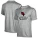 Men's Gray Saginaw Valley State Cardinals Grandparent Name Drop T-Shirt