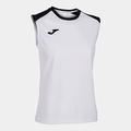 Joma Damen Tanktop Eco Championship T-Shirt, Schwarz-Weiß, S