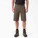 Dickies Men's Flex Cooling Regular Fit Utility Shorts, 13" - Mushroom Size 30 (SR602)