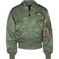 ALPHA INDUSTRIES Men's CWU 45 Jacket, Green (Sage-Green), Medium