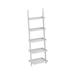 "Wall Shelf 70""H/White with 5 Tier and Borders for Living Room - Safdie & Co 81083.Z.01"