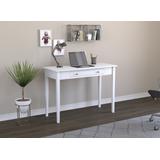 "Computer Desk 47.25""Long/White with 1 Drawer for Home Office and Small Spaces. Ideal for writing, gaming, study, work from home. - Safdie & Co 81126.Z.01"