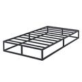 Olee sleep 22cm Modernes Metall-Plattform-Bettgestell / Bett / Metall / Metall-Bettgestell / Stahl-Lattenrost / Matratzenrahmen / Kein Boxspring erforderlich / 90 x 200cm / Twin / Schwarz