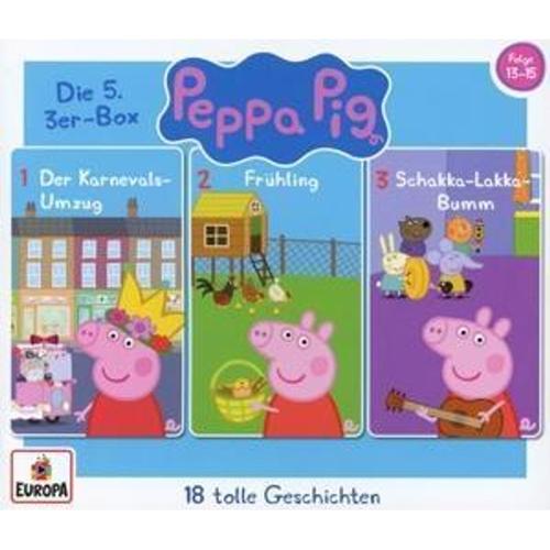 Peppa Pig Hörspiele - 3er Box, 3 Audio-CD - Peppa Pig Hörspiele, Peppa Pig Hörspiele (Hörbuch)