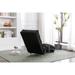 Modern Linen Ergonomic Massage and Heating Function Chaise Lounge with Remote Control and Side Pocket