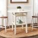 Counter Height Table in Dining Room Living Room, Cream
