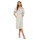 TRENDYOL Damen Trendyol Archbreaker Detaillierter Wasser der Lange Trenchmantel Trench Coat, Beige, 38 EU