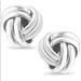 Giani Bernini Jewelry | Giani Bernini Double Love Knot Stud Earrings In Sterling Silver | Color: Silver | Size: 14 Diameter
