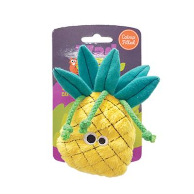 Mad Cat Purrfect Pineapple Cat Toy, .04 LB, Yellow / Green