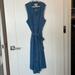 J. Crew Dresses | J. Crew Chambray Button Down Dress | Color: Blue | Size: Ts