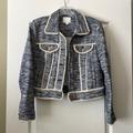 Anthropologie Jackets & Coats | Anthropologie Jacket | Color: Blue/Cream | Size: Xs