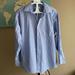 Michael Kors Shirts | Michael Kors Men’s Xl 17 1/2 34/35 Blue Striped Button Down Dress Shirt | Color: Blue/White | Size: Xl