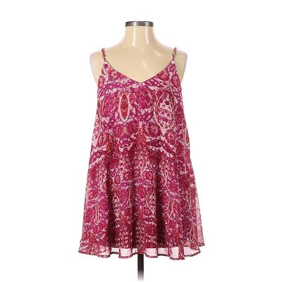 Show Me Your Mumu Casual Dress V Neck Sleeveless: Pink Dresses - Women's Size Small