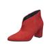 Women's Nyc Bootie by Halston in Red (Size 7 1/2 M)