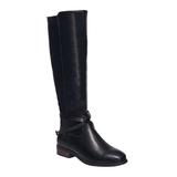 Women's Santiago Riding Boot by Halston in Black (Size 6 1/2 M)