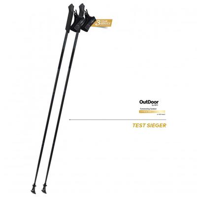 Komperdell - Traveller FXP - Nordic Walking Stöcke Länge 125 cm schwarz