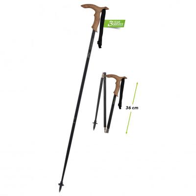 Komperdell - Walking Staff FXP - Gehstock Länge 95 cm schwarz