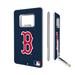 Boston Red Sox 32GB Solid Design Credit Card USB Drive with Bottle Opener