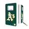 Oakland Athletics 32GB Solid Design Credit Card USB Drive with Bottle Opener