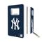 New York Yankees 32GB Solid Design Credit Card USB Drive with Bottle Opener