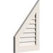 Ekena Millwork Half Peaked Top Left PVC Gable Vent | 25 H x 21 W in | Wayfair GVPPL16X2001DUN-09