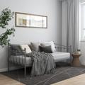 vidaXL Sofa Bed Frame Grey Metal 90x200 cm