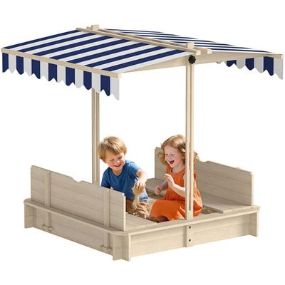 Sandkasten Sandkiste aus Holz für Garten Sandkasten mit Dach Felix Kindersandkasten mit Dach Image