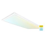 Luxrite 2x4 FT Surface Mount LED Flat Panel 3 Color Selectable 5000 Lumens 0-10V Dimmable 120-277V Damp Rated