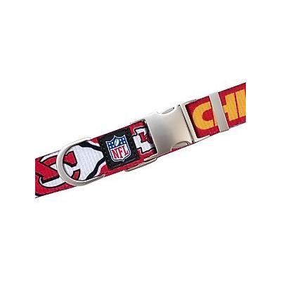 Littlearth NFL Premium Dog & Cat Collar, Kansas City Chiefs, Large