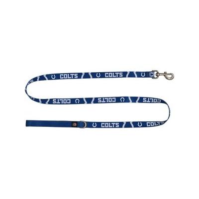 Littlearth NFL Premium Dog & Cat Lead, Indianapolis Colts, 3/4-in