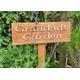 Grandads Garden Sign, Custom Sign, Garden Decor, Outdoor Sign, Grandparent Gift, Solid Wood, Garden ornament, Personalised Gift