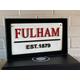 FULHAM-Craven Cottage-Football Sign-London Street Sign-Football Gifts-Fulham FC-Gifts for him-Love Football-Soccer-Man Cave-Farther's Day