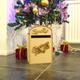 Santa's Christmas Post Box, unpainted MDF,Flat pack, Topper