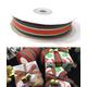 25 Yard (22.8 Meters) Reel Christmas Ribbon Gift Wrapping Wreath Decorations Craft Red Green Gold UK