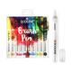 Royal Talens Ecoline Liquid Watercolour Drawing Painting Brush Pens - Set of 10 Assorted Colours in Wallet + Blender Pen