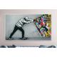 Canvas Banksy, Framed canvas, canvas print, digital art work, banksy, stretched canvas, canvas, urban, graffity, abstract, wall art, mural