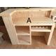 Wooden home bar L shape bar man cave bar summerhouse bar garden bar home bar outdoor bar