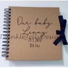 Personalised Our baby scrapbook - Photo album - New Mum - baby shower - new baby