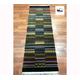 Handknotted Geometric Design Rug - Carpet- Runner - Tibetan wool - 2x6ft - 60x180cm - Handmade Nepal - Multicolored