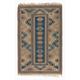 Mid-Century Soumak Central Anatolian Accent Rug with Wool Pile. 4x5.8 Ft, BC1292