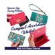 Compact Accordion Wallet PDF Sewing Pattern and VIDEO tutorial. Coin purse sewing pattern. Bag sewing Patterns. Sew and sell.