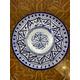 Handmade hand painted Moroccan Fes Fez ceramic bowl plate dinnerware dish ware can be hung on the wall 22cm 6cm height