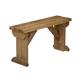 Wooden Garden Fence Bench, Hollies Seating