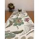 140 cm Long Table Runner Decor Ivory Blue Grey Turquoise Table Coasters Table Placemats